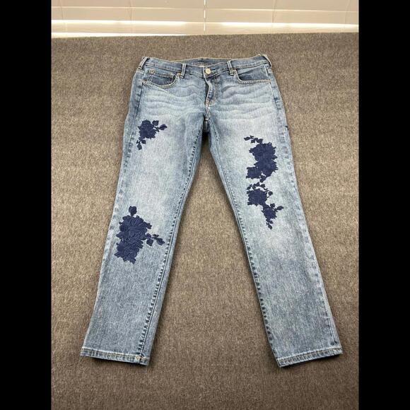 True Religion Cameron Slim Boyfriend Blue Jeans Sz 30 - Picture 2 of 12